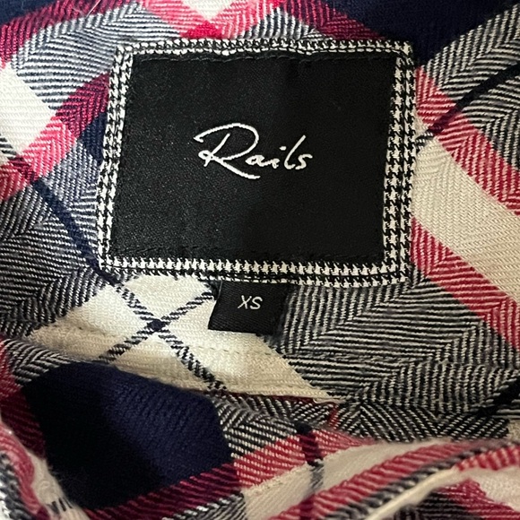 Rails Rayon Striped Top Sz XS - Picture 6 of 7